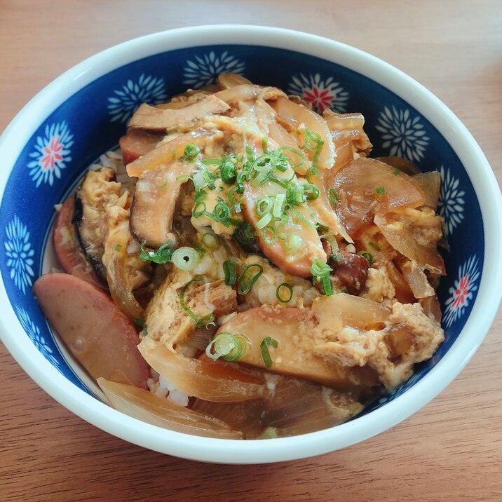 リーズナブルで簡単な木の葉丼